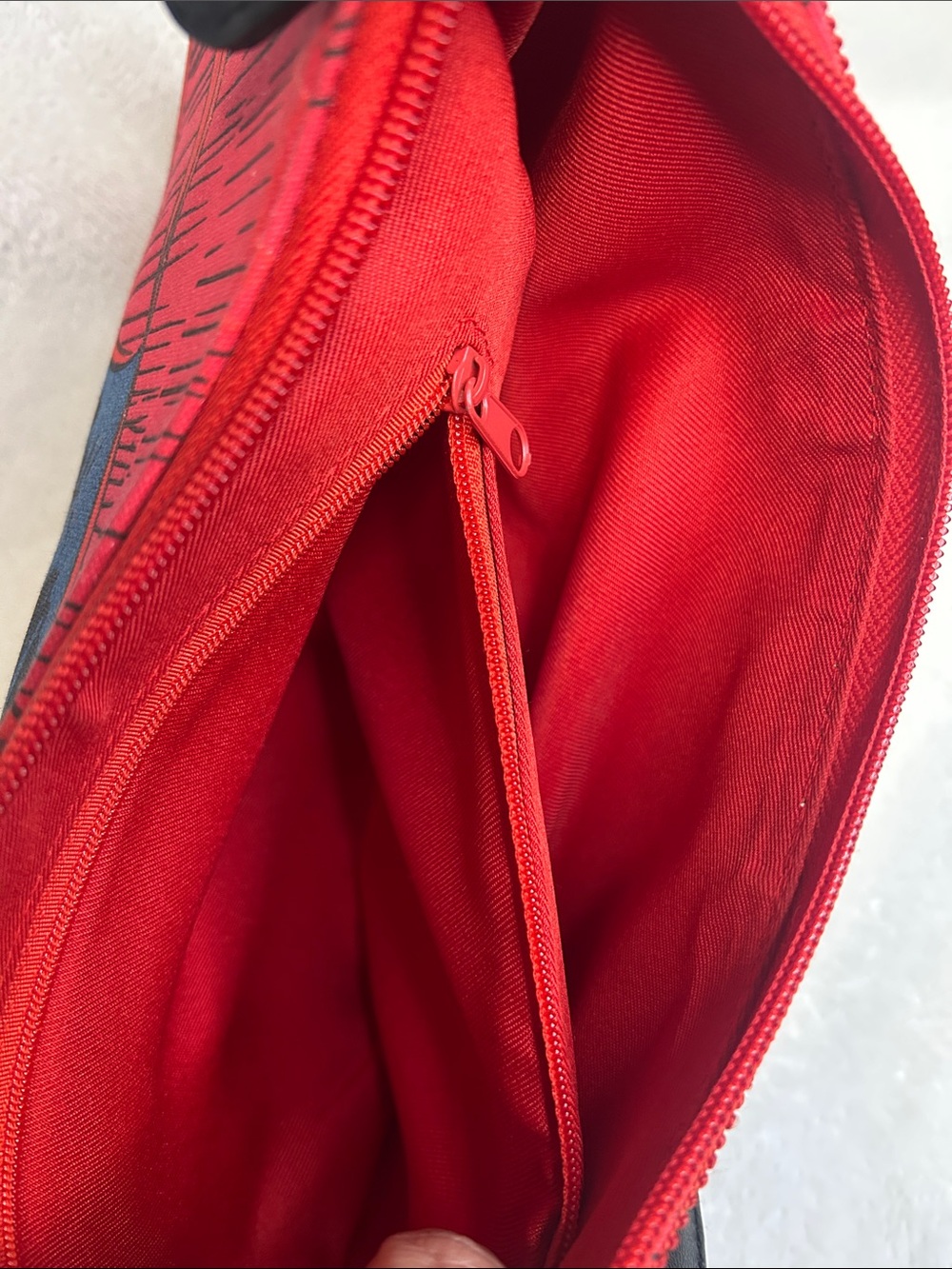 Jazz Singer Musician Retro Hobo Handbag Purse Bag Red Blue - Picture 7 of 12